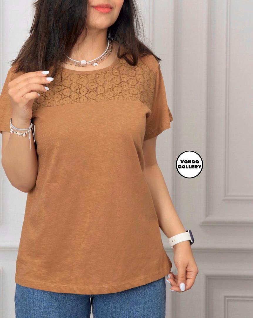 تی شرت یقه گیپور