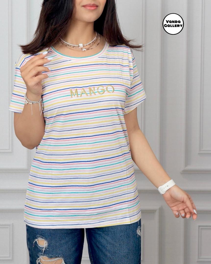 تی شرت راه راه MANGO