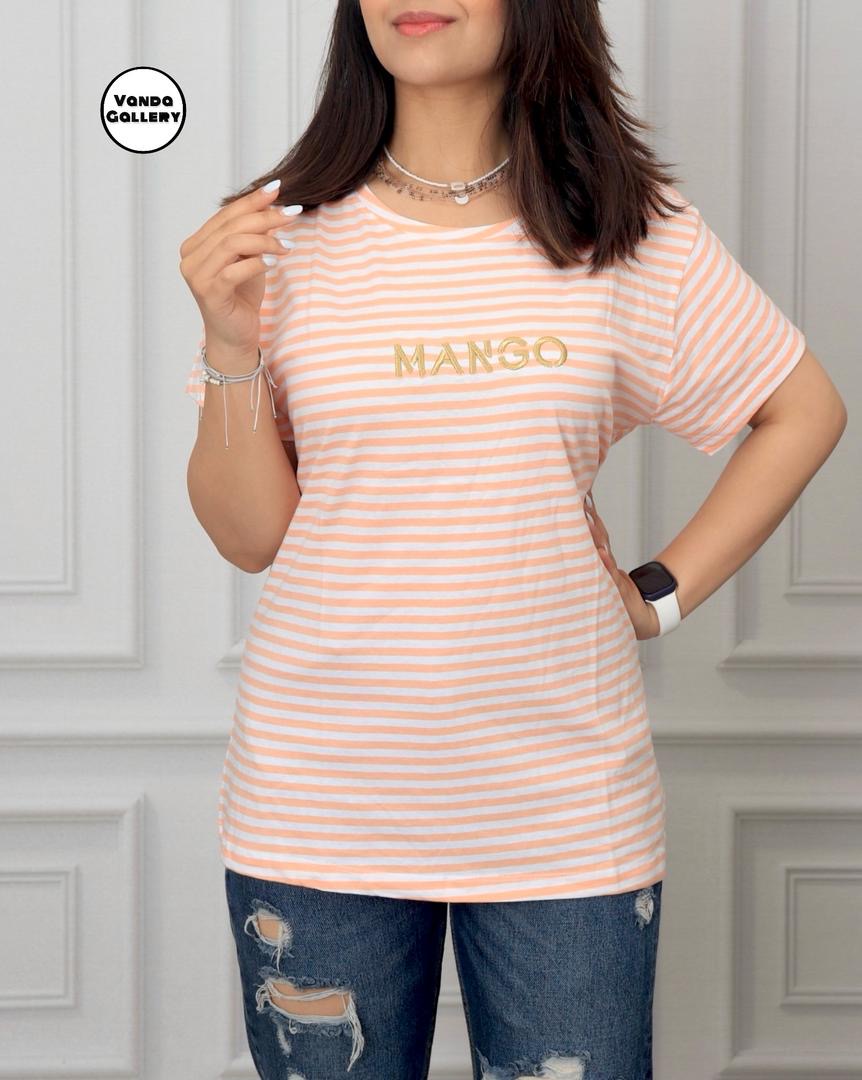 تی شرت راه راه MANGO