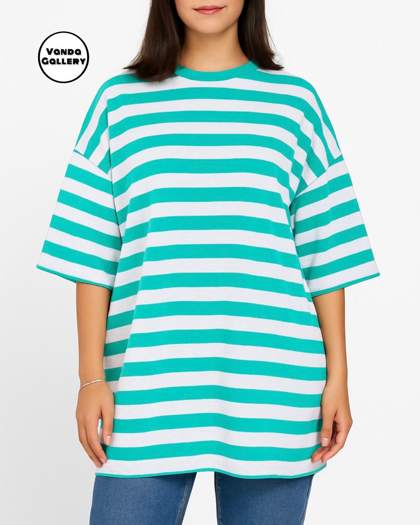 تیشرت راه راه (سایز بزرگ)