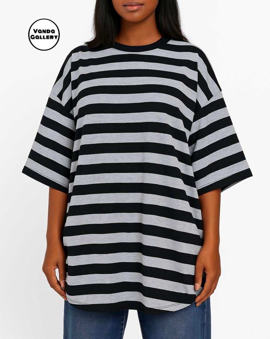 تیشرت راه راه (سایز بزرگ)