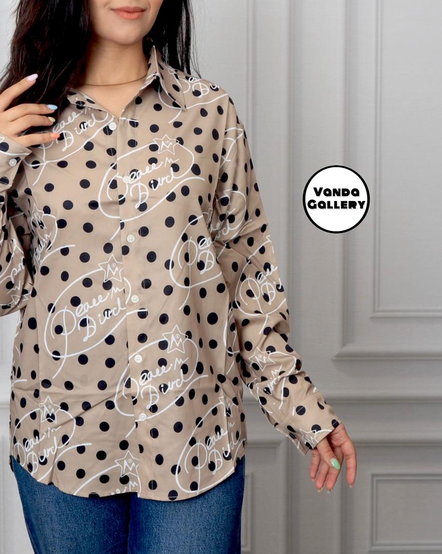 شومیز خال خالی