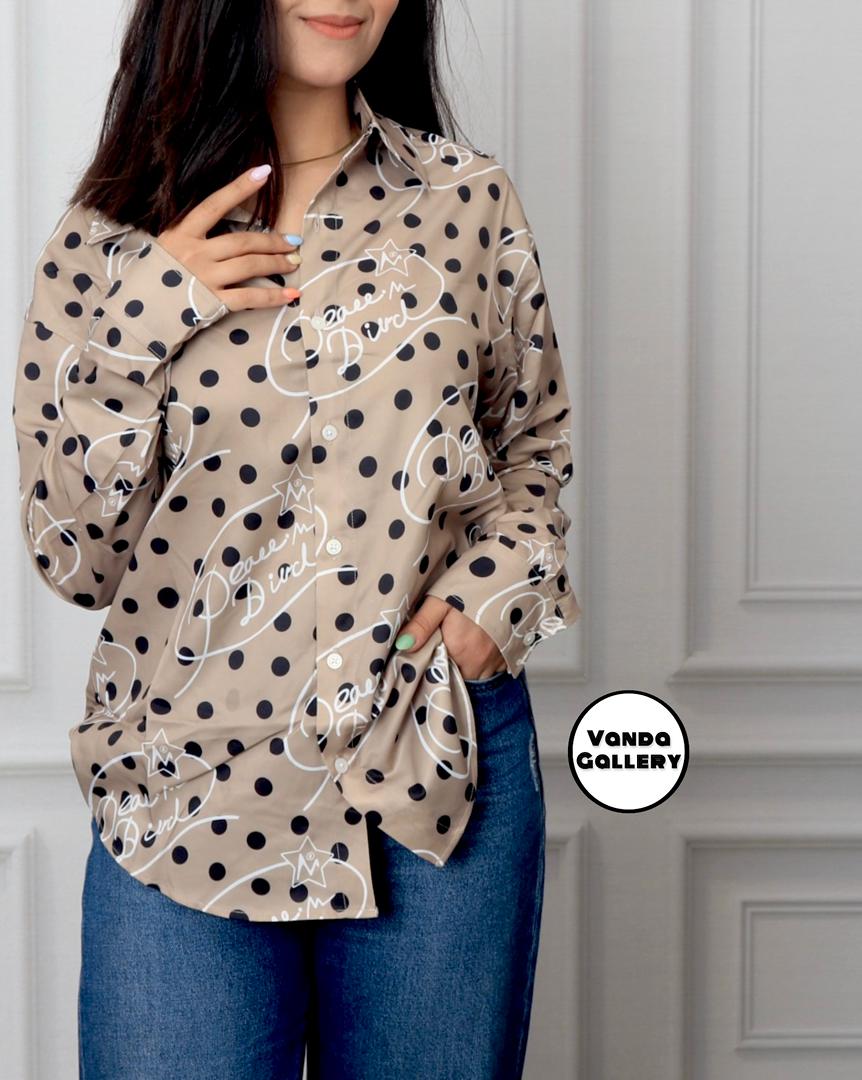 شومیز خال خالی