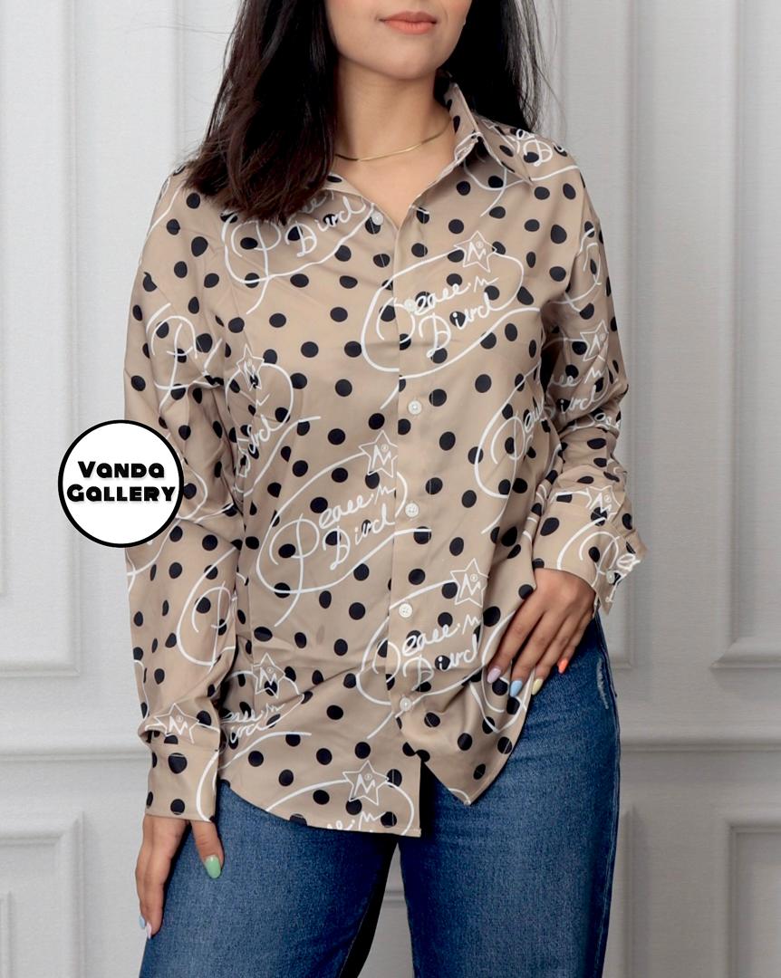 شومیز خال خالی