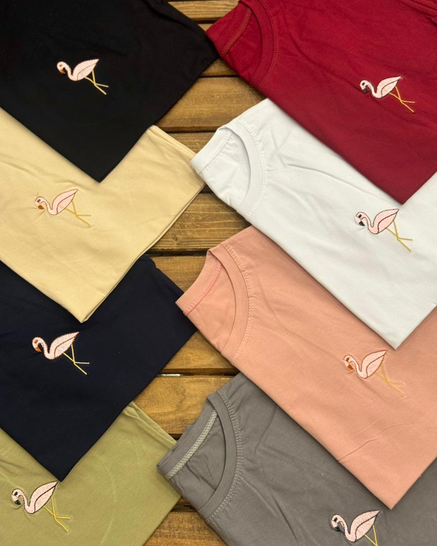 تی شرت فلامینگو🦩(گلدوزی)